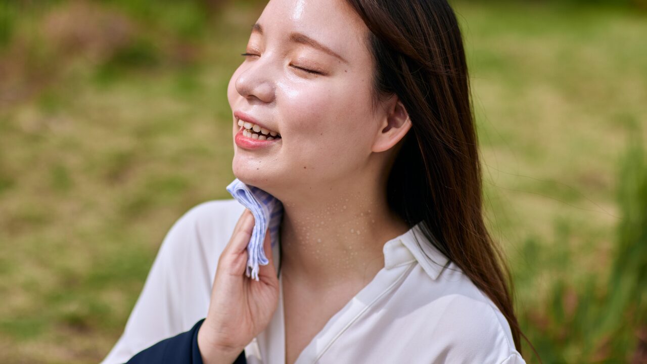 顔汗対策をもっと効果的に！＋αでできる工夫