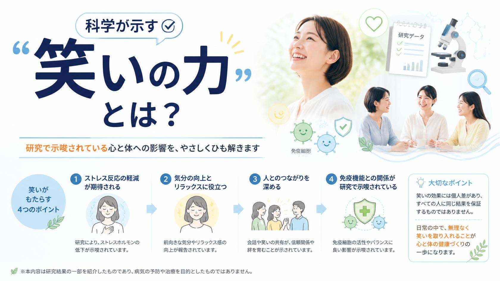 科学で証明された“笑いの力”とは?