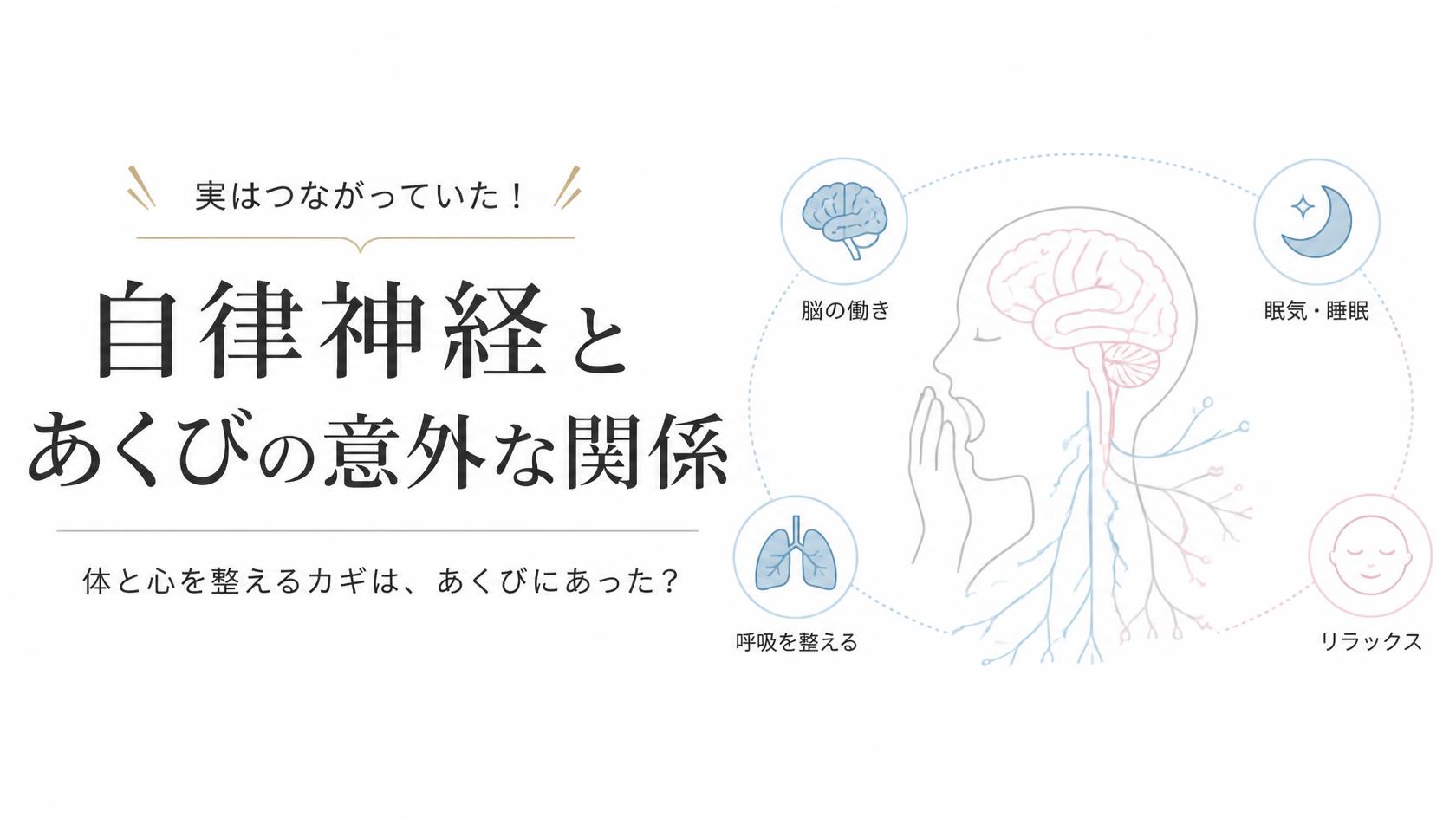 自律神経とあくびの意外な関係